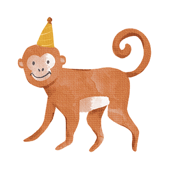 猿のイラスト